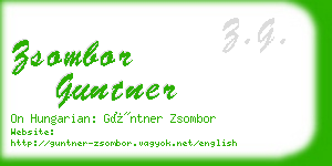 zsombor guntner business card